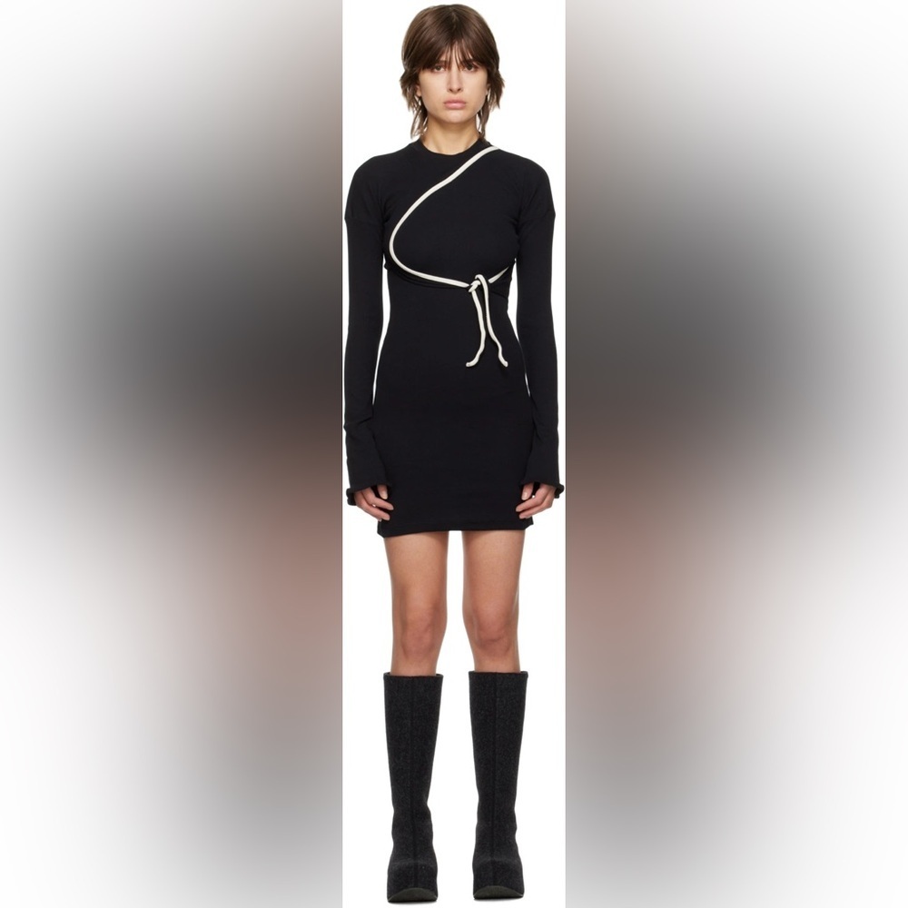 Ottolinger Black & White Lounge Rib Minidress